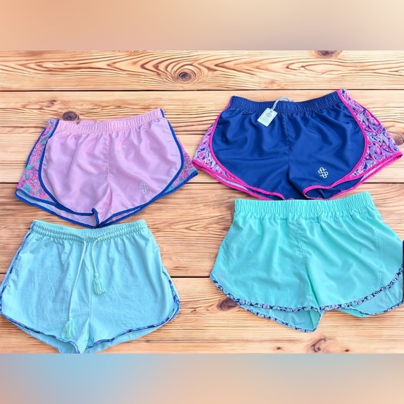 Simply Southern Set of Four Size Large Shorts Like New 1 With Tags Summer Shorts - Picture 1 of 5